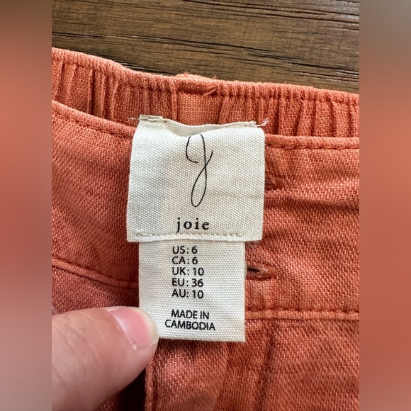 Joie Coral Shorts- size 6 - Picture 3 of 5